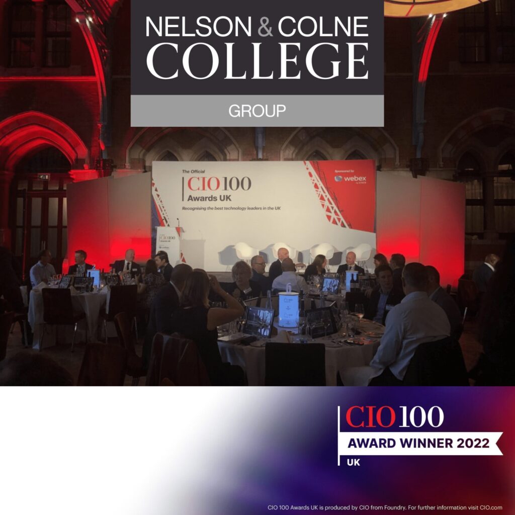 Nelson And Colne College Group s CIO Named In The 2022 CIO 100 For nelson-and-colne-college-group-s-cio-named-in-the-2022-cio-100-for